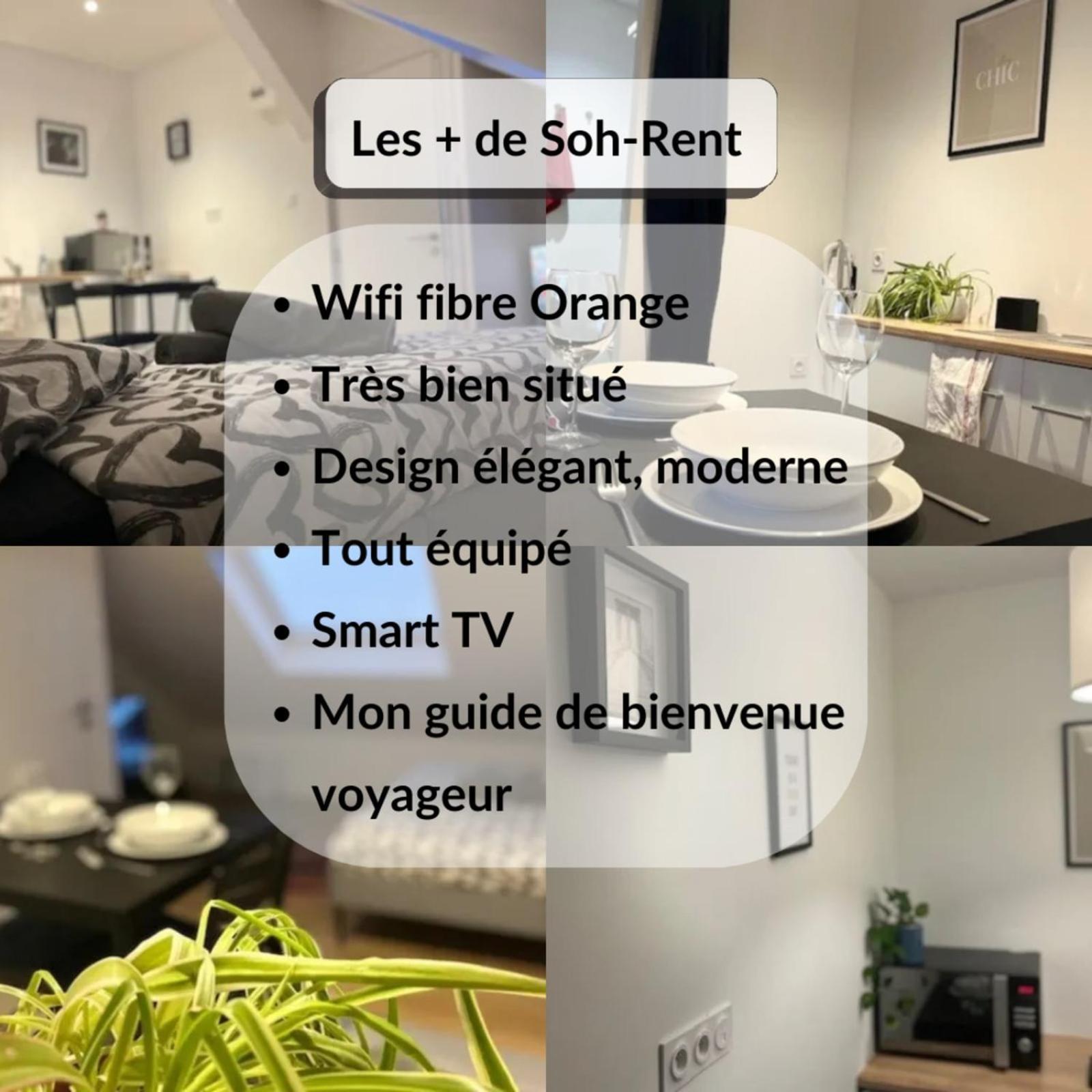 Hébergement de vacances Soh Rent 3 Tv-wifi Proche Gare